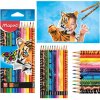 Maped Color´Peps Animals trojhranné farbičky 12 ks v kartónovom obale