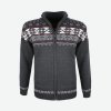 Svetr KAMA 50% Merino - Norský vzor 4045 - tmavě šedý Velikost: S Svetr KAMA 50% Merino - Norský vzor 4045 - tmavě šedý Velikost: S