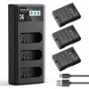 K&F CONCEPT Nikon EN-EL14 camera battery 1050mAh,3-pack + Charger LCD display charger set,Three-slot K&F CONCEPT Nikon EN-EL14 camera battery 1050mAh,3-pack + Charger LCD display charger set,Three-slot