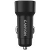 CANYON car charger OnDrive 24 24W 2xUSB-A Black CANYON car charger OnDrive 24 24W 2xUSB-A Black