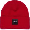 čiapka HUF BOX LOGO BEANIE Red čiapka HUF BOX LOGO BEANIE Red