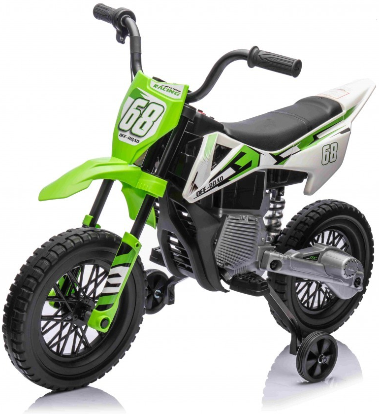 Mamido dětská elektrická motorka Cross Pantone 361C zelená