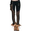 nohavice gotický DEVIL FASHION Blade Steampunk Pants with Decorative Thigh Holste nohavice gotický DEVIL FASHION Blade Steampunk Pants with Decorative Thigh Holste