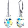 Silvego Strieborné náušnice Kvapka 16mm Crystal AB so Swarovski® Crystals LSW109E Silvego Strieborné náušnice Kvapka 16mm Crystal AB so Swarovski® Crystals LSW109E