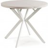 JAKS Okrúhly rozkladací stôl biely 90 - 190 cm kašmír Lugo JAKS Okrúhly rozkladací stôl biely 90 - 190 cm kašmír Lugo