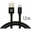 Swissten 71521201 USB - USB-C, 1,2m, černý Swissten 71521201 USB - USB-C, 1,2m, černý