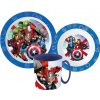 Súprava plastového riadu s hrnčekom Avengers Súprava plastového riadu s hrnčekom Avengers