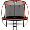 Aga SPORT EXCLUSIVE Trampolína 366 cm Oranžová + ochranná sieť + rebrík Aga SPORT EXCLUSIVE Trampolína 366 cm Oranžová + ochranná sieť + rebrík