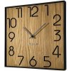 Drevené hodiny na stenu Wood Square 30cm Drevené hodiny na stenu Wood Square 30cm