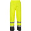 Portwest H444 HI VIS CLASSIC RAIN Nepremokavé nohavice Fluorescenčno žltá Čierna