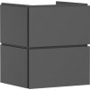 Skrinka pod umývadlo bez umývadla Hansgrohe Xilesa E 53x62x47 cm bridlicová matná šedá mat 54292760 Skrinka pod umývadlo bez umývadla Hansgrohe Xilesa E 53x62x47 cm bridlicová matná šedá mat 54292760