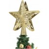 HVIEZDA NA VRCH STROMČEKA LED SVIETIACA S PROJEKTOROM ZLATÁ OZDOBA NA VIANOČNÝ STROMČEK HVIEZDA NA VRCH STROMČEKA LED SVIETIACA S PROJEKTOROM ZLATÁ OZDOBA NA VIANOČNÝ STROMČEK