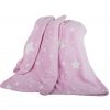 24307_R Plyšová deka s rukávmi - Svietiace hviezdičky Ružová 24307_R Plyšová deka s rukávmi - Svietiace hviezdičky Ružová