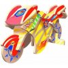 3D drevené puzzle ARTLOVER Motorka s farbami a obtlačkami 3D drevené puzzle ARTLOVER Motorka s farbami a obtlačkami