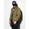 Pánska bunda Ombre Bomber kaki S Ombre 5902228484721 Pánska bunda Ombre Bomber kaki S Ombre 5902228484721