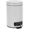 EXCELLENT HOUSEWARE Odpadkový kôš do kúpeľne 3 l biela EXCELLENT HOUSEWARE Odpadkový kôš do kúpeľne 3 l biela