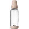 Bibs antikoliková sklenená fľaša s kaučuk cumlíkom Blush 240ml Bibs antikoliková sklenená fľaša s kaučuk cumlíkom Blush 240ml