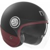 Přilba HERITAGE, NOX PREMIUM (černá matná, červená kůže, vel. M) 2025 Přilba HERITAGE, NOX PREMIUM (černá matná, červená kůže, vel. M) 2025