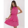 Šaty MI-SK-92166.71P ružová tmavo
