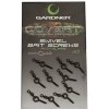 10ks - Kolíček s Obratlíkom Gardner Covert Swivel Bait Screws Anti Glare Mini 10ks - Kolíček s Obratlíkom Gardner Covert Swivel Bait Screws Anti Glare Mini