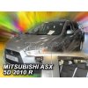 Deflektory na Mitsubishi ASX, 5-dverová (+zadné), r.v.: 2010 - Deflektory na Mitsubishi ASX, 5-dverová (+zadné), r.v.: 2010 -