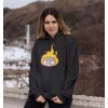 Bullshirt.sk Dámska mikina - Burn Čierna M Bullshirt.sk Dámska mikina - Burn Čierna M
