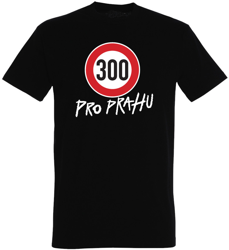 Filip Turek tričko 300 pro Prahu čierne