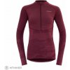 Devold Standal Merino Zip Neck dámske tričko, beetroot S Devold Standal Merino Zip Neck dámske tričko, beetroot S