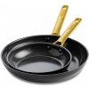 GreenPan PADOVA sada 2 nepřilnavých keramických pánví 20 + 26 cm, černá CC008480-001