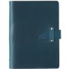 Luxusný kožený Zápisník - Diár A5 Vinage Modrý - Linkovaný Luxusný kožený Zápisník - Diár A5 Vinage Modrý - Linkovaný