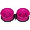 Cestovná dvojmiska Kiwi Walker SLOWFEEDER 2 x 350 ml ružová Cestovná dvojmiska Kiwi Walker SLOWFEEDER 2 x 350 ml ružová