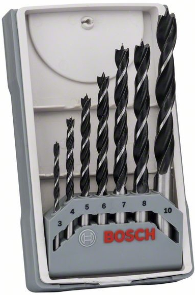 BOSCH X - PRO Sada vrtákov do dreva, 7dielna 3 - 10 mm, 2607017034