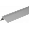 Cezar Profil AL schodový hríbikový 3 mm elox Striebro 2,7 m