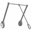 Vibo Ambrogio sklopná šatníková tyč 750-1250 mm šedá