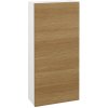 Dreja Horná skrinka FLOOR SYD 40 - L01 Biela vysoký lesk / D29 Honey / Pravé Dreja Horná skrinka FLOOR SYD 40 - L01 Biela vysoký lesk / D29 Honey / Pravé
