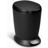Pedálový odpadkový kôš Simplehuman - 6 l, čierny plast (CW1319) Pedálový odpadkový kôš Simplehuman - 6 l, čierny plast (CW1319)