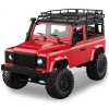 Popron.cz D90 Rock Crawler Defender 4WD 2,4 GHz LED 100% RTR červená 1:12 Popron.cz D90 Rock Crawler Defender 4WD 2,4 GHz LED 100% RTR červená 1:12