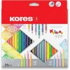 Farebné ceruzky Kores Kolores Style 26 farieb - Farebné ceruzky Kores Kolores Style 26 farieb -
