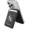 Puzdro na karty so stojanom Guess 4G Metal Logo MagSafe Cardslot čierne Puzdro na karty so stojanom Guess 4G Metal Logo MagSafe Cardslot čierne