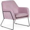 KK Kreslo BELLA ružové BLUVEL 91 KK Kreslo BELLA ružové BLUVEL 91
