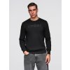Ombre Classic men's sweatshirt with inscription - black čierna XXL Ombre 5902228985648 Ombre Classic men's sweatshirt with inscription - black čierna XXL Ombre 5902228985648