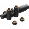 Bruckner WICHER COMBI pripojovacia sada termostatická pre stredové pripojenie 50mm, čierná mat 600.331.6 Bruckner WICHER COMBI pripojovacia sada termostatická pre stredové pripojenie 50mm, čierná mat 600.331.6