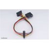 AKASA - 4-pin molex na 2x 15-pin Sata adaptér PR1-AK-CBPW01-30