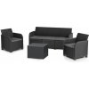 KETER Záhradný set ROSELYN 5 storage table grafit