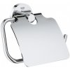 Grohe Essentials držiak toaletného papiera s krytom chróm 40367001 Grohe Essentials držiak toaletného papiera s krytom chróm 40367001