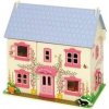 Hračka Bigjigs Toys Růžový domek pro panenky