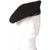 Baret čierny 100% vlna