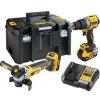 DEW DeWalt DCK2026P2T-QW Kombinovaná súprava DCD805 + DCG405, 18 V XR 2×5,0 Ah čierna, žltá DEW DeWalt DCK2026P2T-QW Kombinovaná súprava DCD805 + DCG405, 18 V XR 2×5,0 Ah čierna, žltá