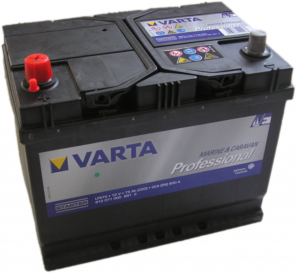 Varta Professional Srarter 12V 75Ah 420A 812 071 000