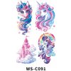 Dočasné vodeodolné tetovanie - Jednorožce unicorn - WS - C091 Dočasné vodeodolné tetovanie - Jednorožce unicorn - WS - C091